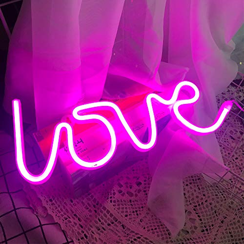 Love Neon Sign USB or Battery Powered Night Light