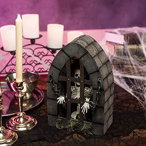 Halloween Animated Skeleton Tabletop Decoration w/ LED