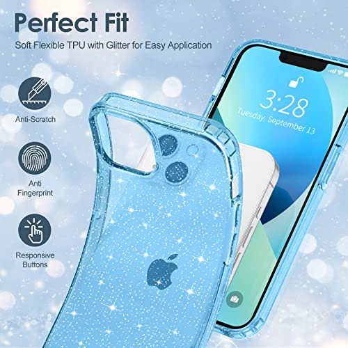 Slim Case for iPhone 13 Soft Liquid Silicone Gel Rubber Bumper, Anti-Scratch Microfiber Lining