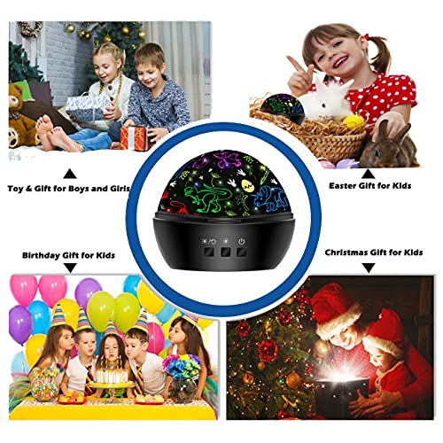 Dinosaur Projection Toys for Kids Bedroom Decor