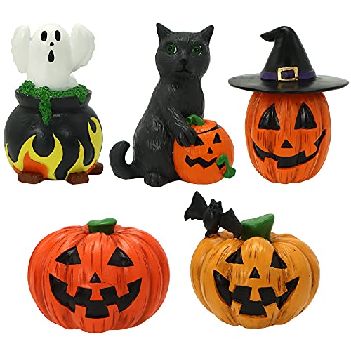 5 Pcs Halloween Figurine Decoration