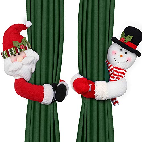 Set of 2 Christmas Curtain Buckle Tieback