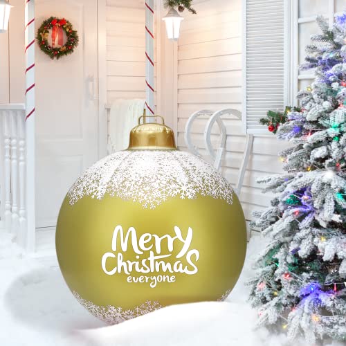 24in Giant Christmas Balls Outdoor Decoration w LEDS