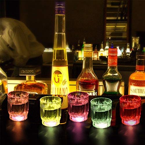 24PCS LED Flashing Shots Glow Cup for Bar Night Club Party Drink