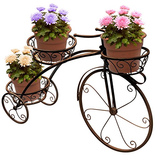 Tricycle Plant Stand - Flower Pot Cart Holder