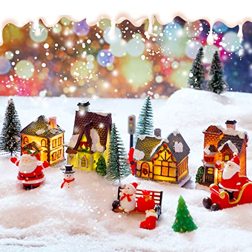 26 Pieces Christmas Lighted  Village Set