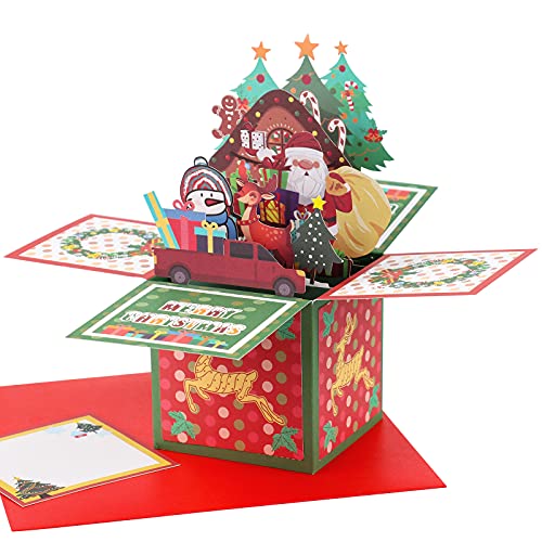 3D Pop Up Christmas Gift Cards