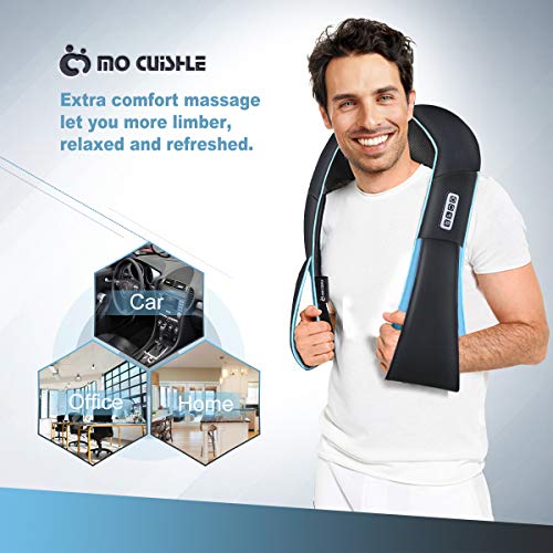 Neck &Back Massager w/ Heat, Shiatsu Shoulder Massager for Neck pain Back Pain Relief