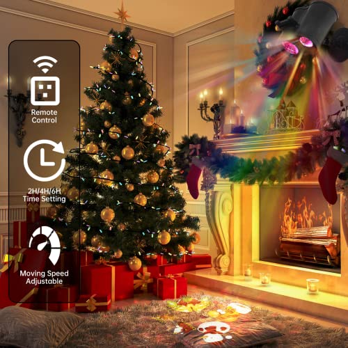 2-in-1 Halloween Christmas Projector Lights