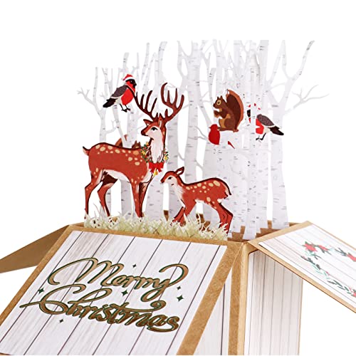 3D Pop Up Christmas Gift Cards