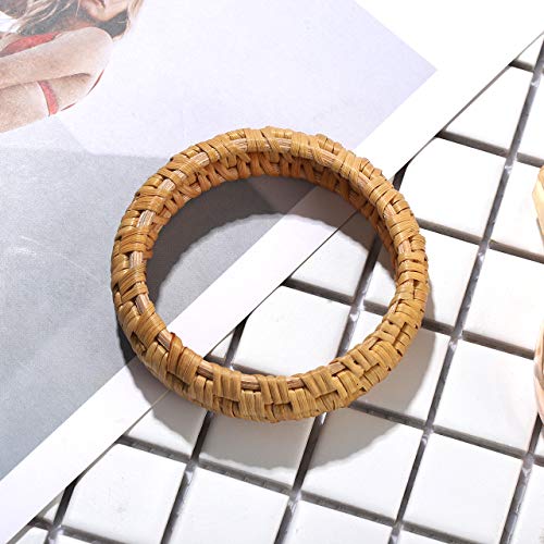 Rattan Bracelet For Women Handmade Lightweight