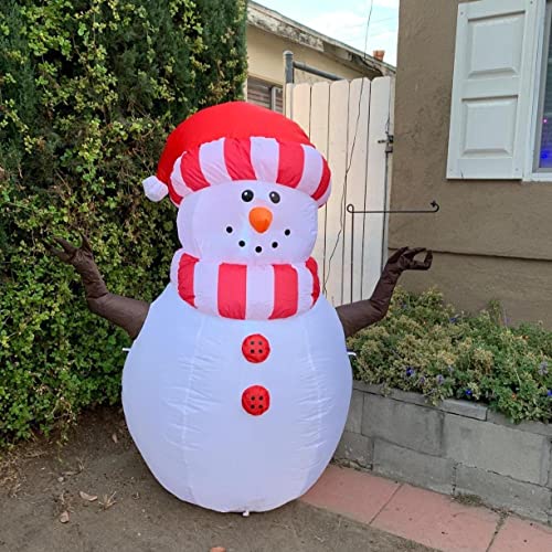 5 FT Christmas Inflatable Snowman w/ LEDs