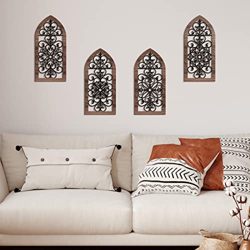 4 Pack Thicken Modern Wall Wood Decor