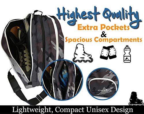 Premium Bag to Carry Ice Skates, Roller Skates, Inline Skates