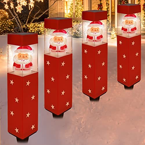 4 pack Christmas Pathway Lights  Decoration