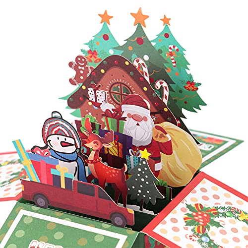 3D Pop Up Christmas Gift Cards