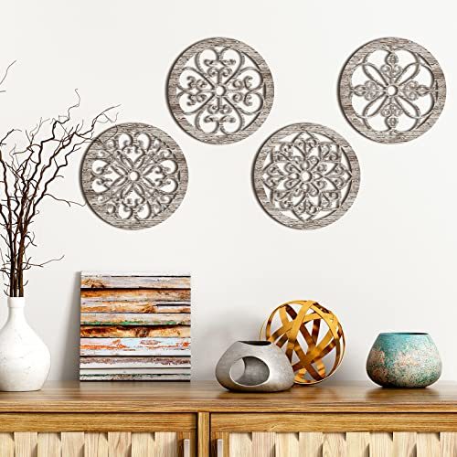 4 Pack Thicken Modern Wall Wood Decor