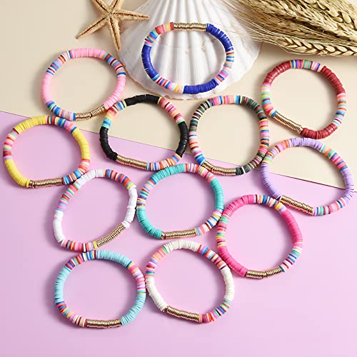 12pcs/set Heishi Bracelet for Women