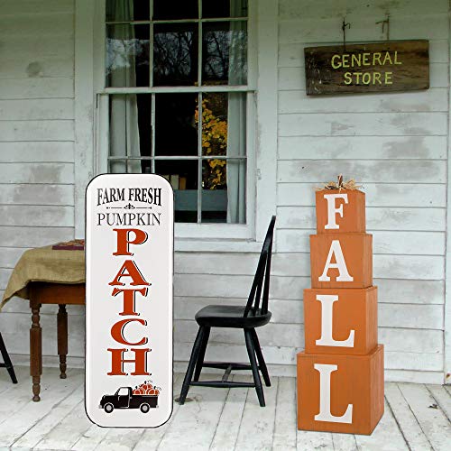 Wooden Double-Sided Wording Christmas & Fall Decorations