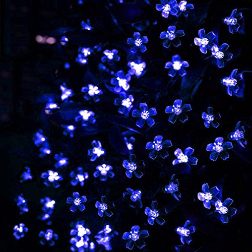 33 Feet 100 LED Cherry Flower Fairy String Lights Christmas, 8 Flash Modes with Tail Plug