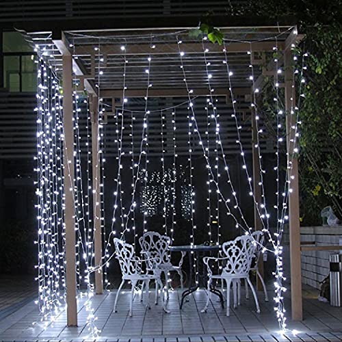 Curtain Lights for Decorations, 10 Ft Connectable String Lights with 8 Twinkle Modes Led Fairy Lights