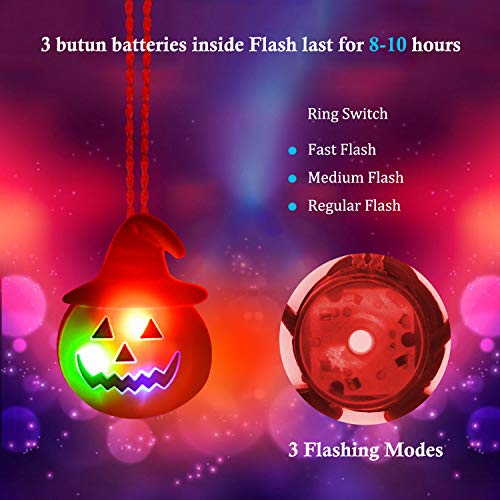 24 pcs Halloween LED Necklace & Bracelets