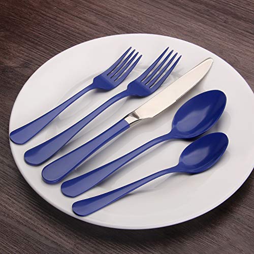 20-Piece Stainless Steel Flatware Set  Service for 4, Mirror Polished, Dishwasher Safe