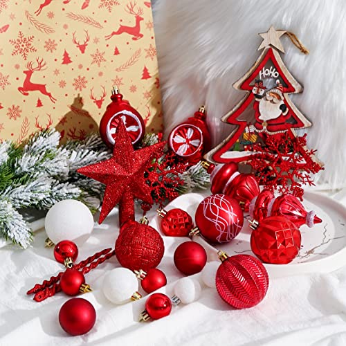 103-Pack Assorted  Christmas Ball Ornaments