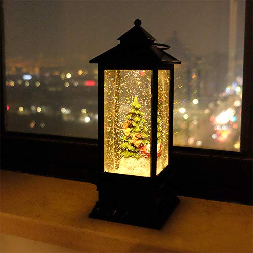 Glitter Snow Globe w/ Timer- Battery Operated