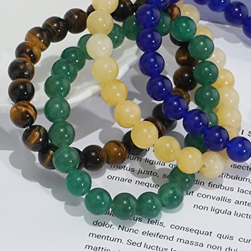 Beaded Bracelets for Men/Women Set Healing Crystal Bead  Bracelets