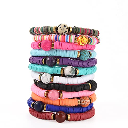 12pcs/set Heishi Bracelet for Women