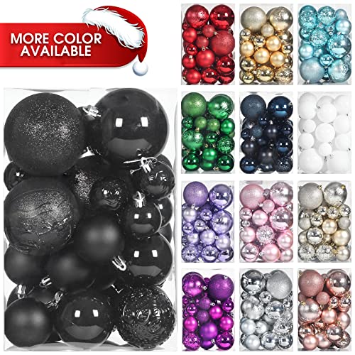 45pcs Christmas Ball Ornaments for Christmas Trees Decorations