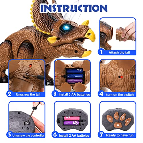 Remote Control Dinosaur Toys for Kids