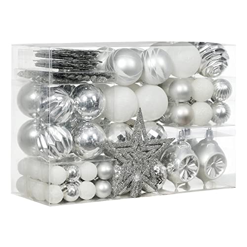 103-Pack Assorted  Christmas Ball Ornaments