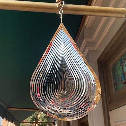 3D Flowing-Light Effect Wind Spinner Garden Decor