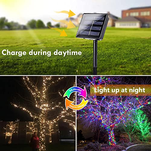 4-Pack 160FT 400 LED  Solar Christmas Lights