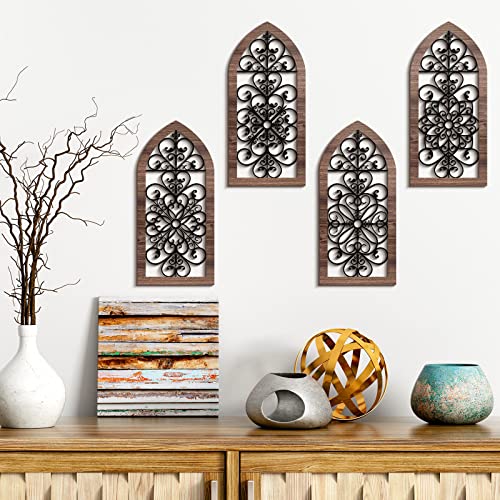 4 Pack Thicken Modern Wall Wood Decor