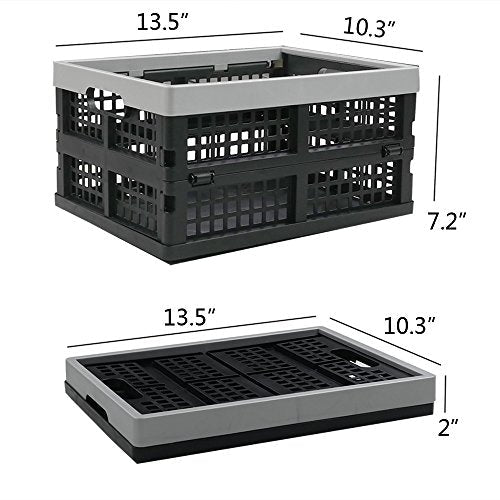 Collapsible Storage Crates/Stackable Storage Container Baskets