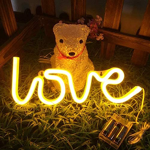 Love Neon Sign USB or Battery Powered Night Light