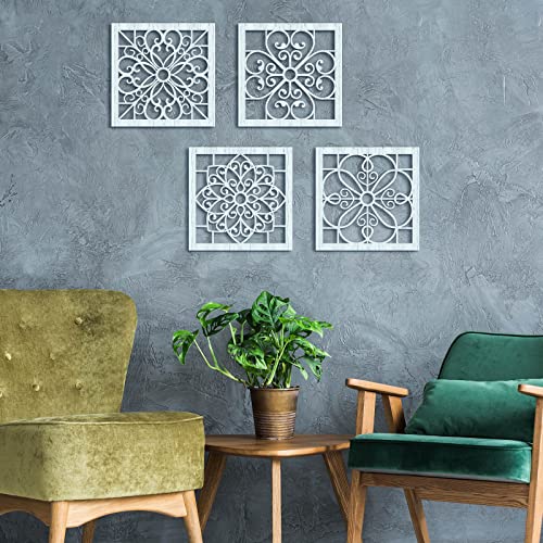 4 Pack Thicken Modern Wall Wood Decor