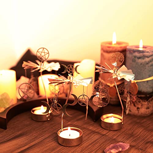 Spinning Tea Light Candle Holder