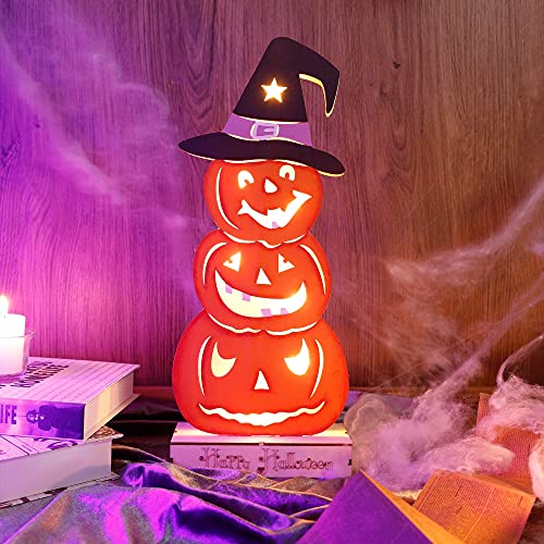 Wooden Home Halloween Tabletop Decorations