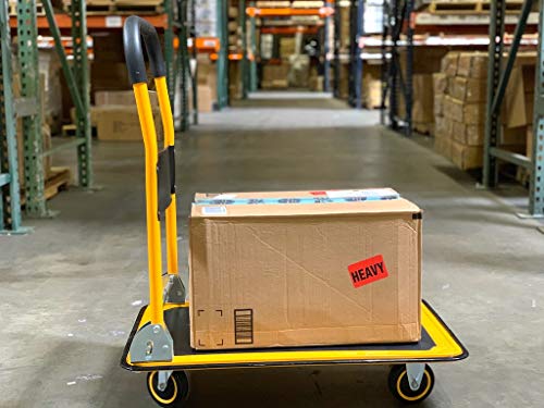 Foldable Platform Truck Push Dolly 330 lb. Weight Capacity