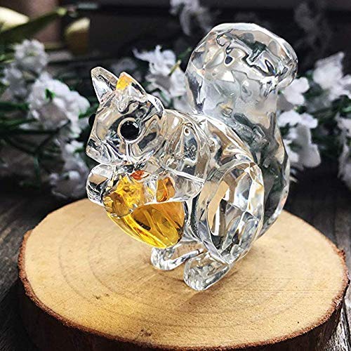 Crystal Squirrel Collectible Figurine