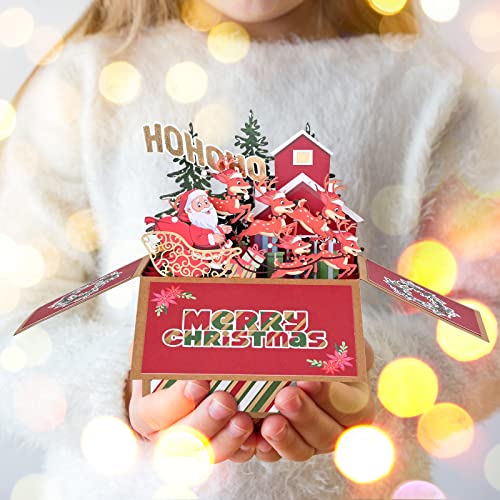 3D Pop Up Christmas Gift Cards