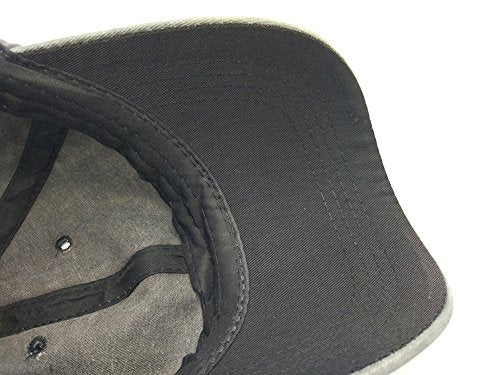 Unisex Baseball Cap Adjustable Washed Dyed Cotton Ball Hat (One Size)