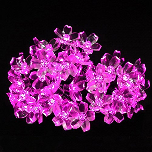 33 Feet 100 LED Cherry Flower Fairy String Lights Christmas, 8 Flash Modes with Tail Plug