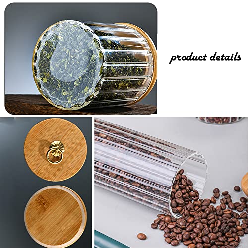 Glass Storage Jars Set of 5