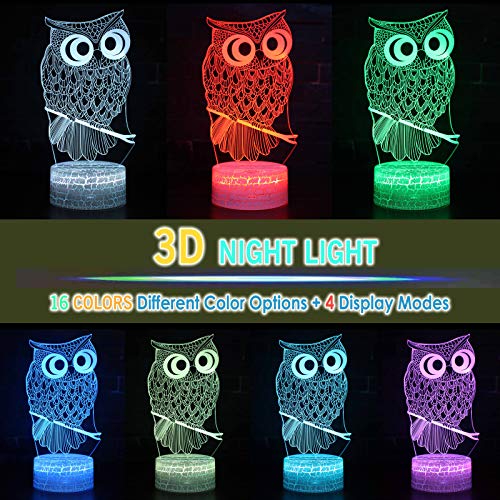 3D Illusion Bedroom Decoration Night Light Table Lamp 16 Colors