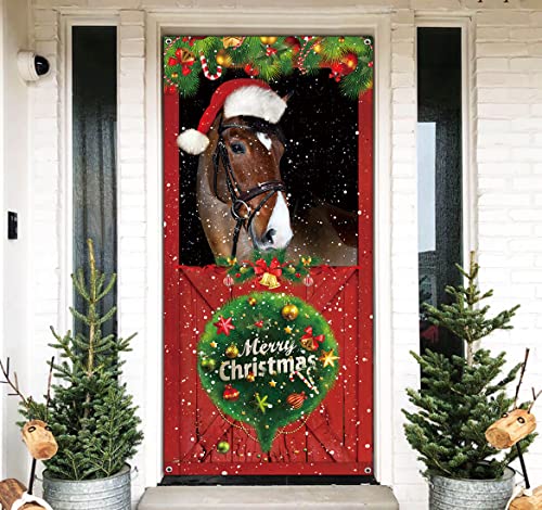 Cute  Christmas Door Cover  Decorations